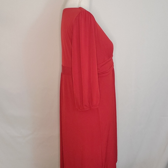 ๐ 3 for $15 Deal! ๐NY Collection red long sleeve dress L - Picture 6 of 8